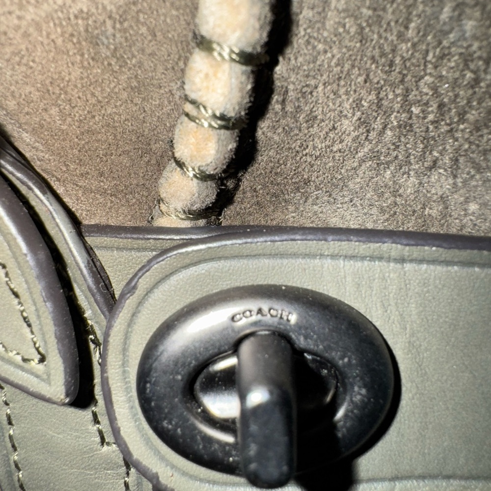 COACH  Shearling-Lined Moto Boots Suede size 8 NEW NIB - Picture 6 of 14